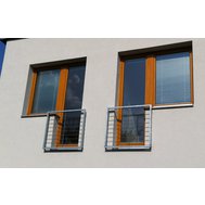 Lankové zábradlí francouzské okno ZKH51B